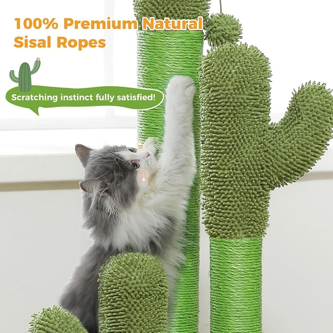PAWZ Road Cat Scratching Post Cactus Cat Scratcher Featuring - Image 5