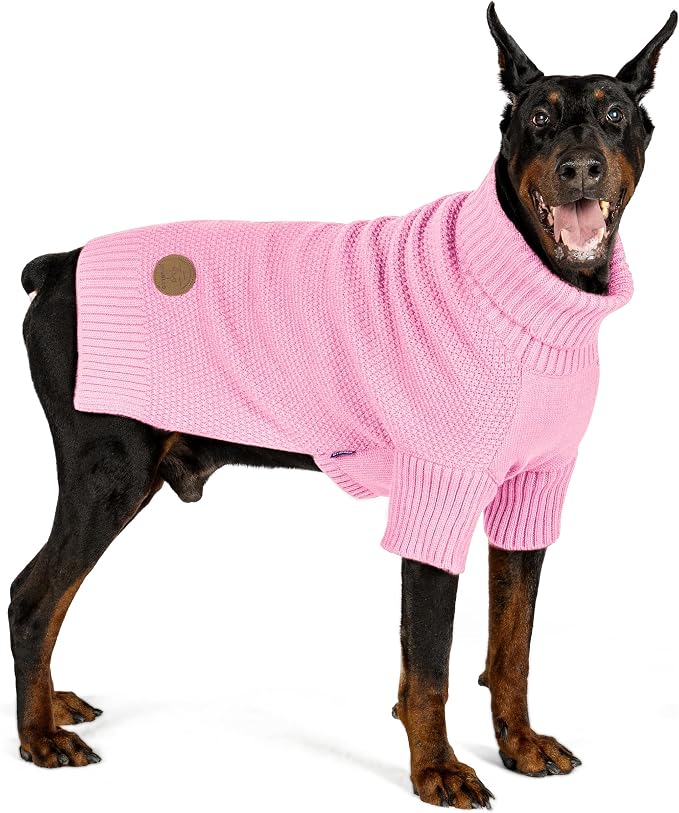 cyeollo Dog Sweater Knitwear Turtleneck Soft Knitwear Pullover Sweaters by CYEOLLO