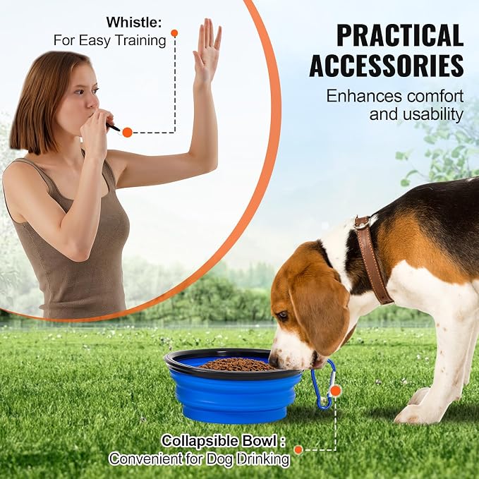 Happybuy Dog Agility Training Equipment, 6 Weave Poles, Jump Ring, Square Pause - Image 6
