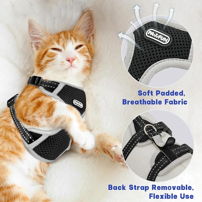 Cat Harness for Walking, Escape Proof Cat Harness and Leash Set - Image 2