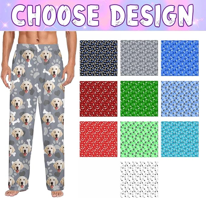 Custom Couple Pajama Pants Sock - Image 2