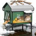 Apasiri Heated Outdoor Cat House Weatherproof by Apasiri