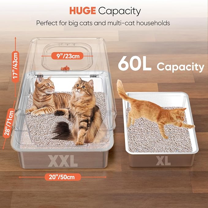 XXXL Stainless Steel Litter Box - Image 2