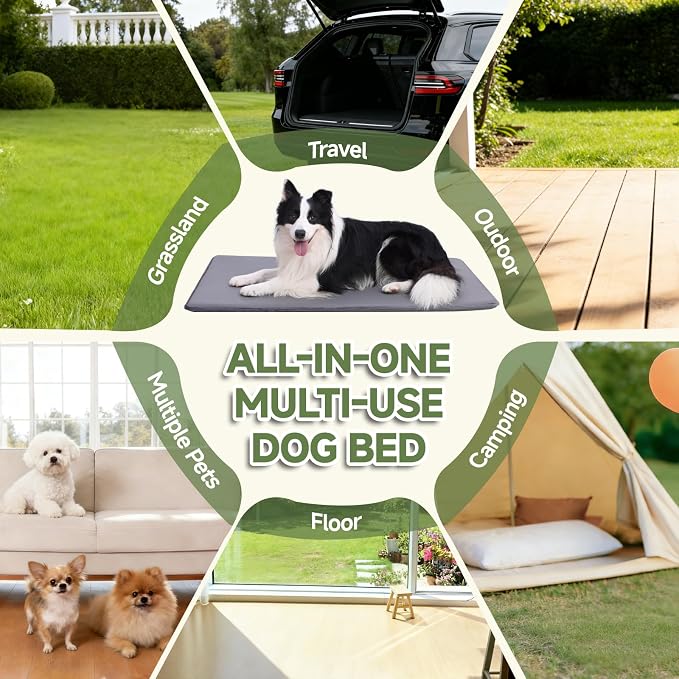 Waterproof Dog Crate Pad, Medium Crate Mat Bed, Outdoor Kennel Mat Beds Dog - Image 8