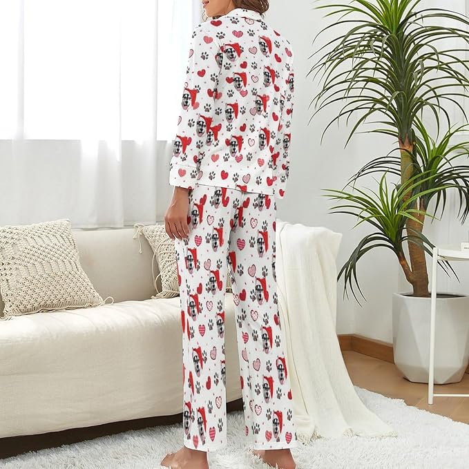 Custom Face Pajamas for Women Men, Personalized Dog Cat Pet Pajamas Set - Image 3