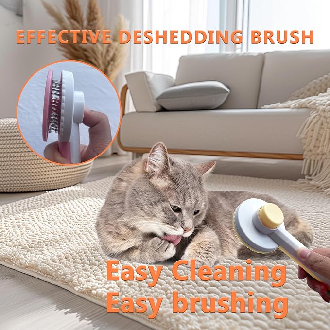 Cat Grooming Brush Kit 6 Tools - Image 4