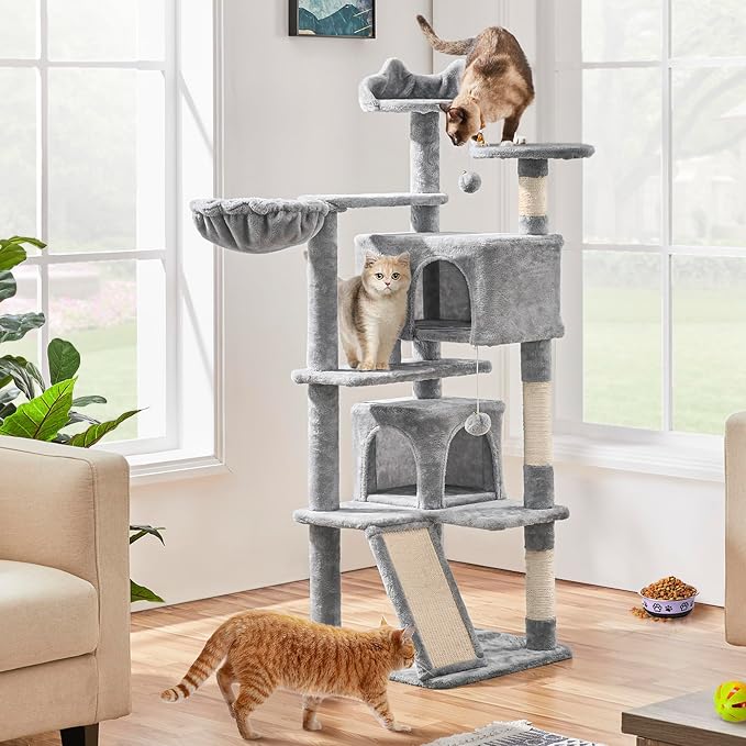 Yaheetech 57in Multi-Level Cat Tree - Image 2