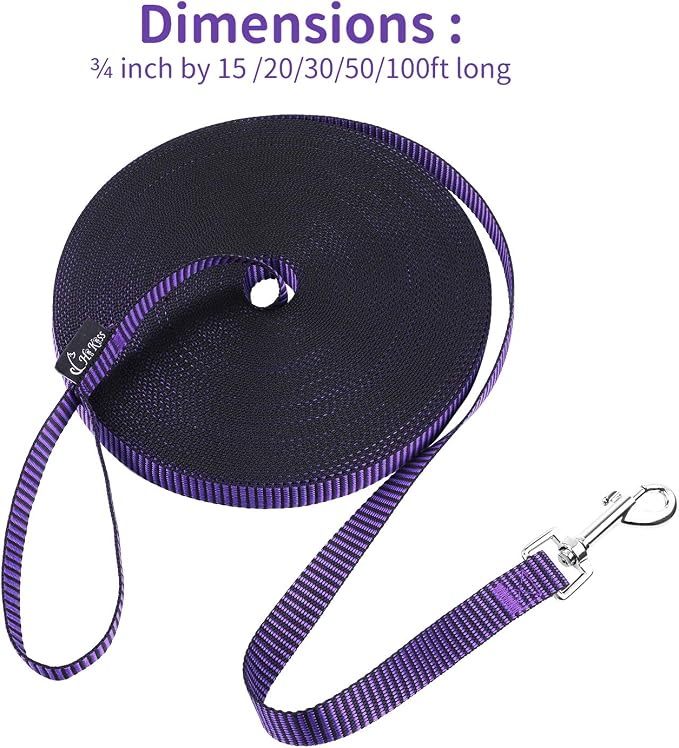 Hi Kiss Dog/Puppy Obedience Recall Training Agility Lead - 15ft 20ft 30ft 50ft - Image 4
