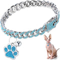 Hillban Cat Collar Diamond Chain Glitter Collar Walking Metal by Hillban