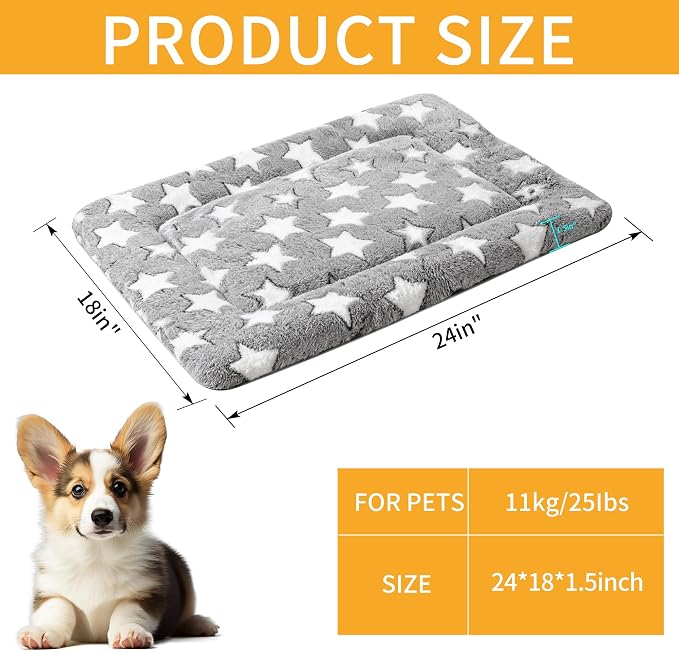 Dog Bed Mat, Reversible Crate Pads - Image 4