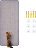 Natural Sisal Cat Scratcher Mat, Wall Scratcher Carpet, Cat Climbing Wall by Uranshin
