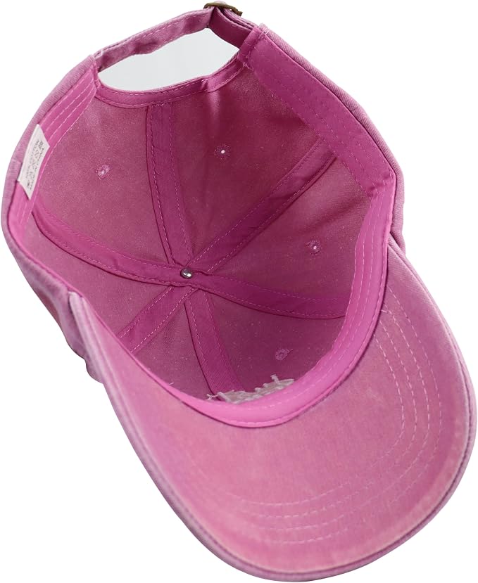 Just a Girl Who Loves Cats Hat for Women, Funny Adjustable Embroidered Cat Mom - Image 5