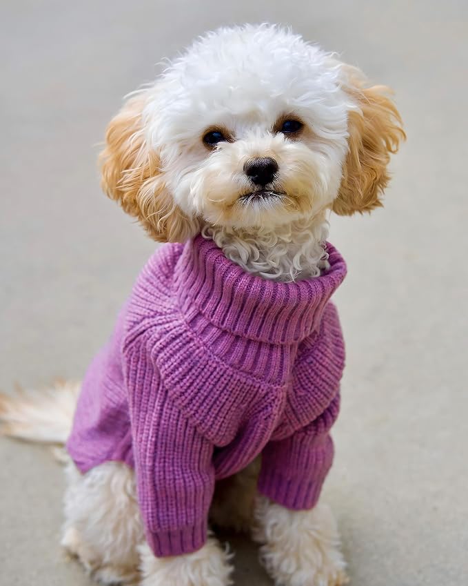 Fitwarm Thermal Knitted Dog Sweater Doggy Winter Coat Pet Clothes Doggie - Image 3