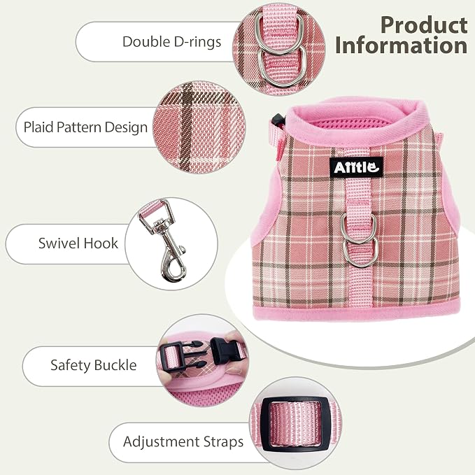 AIITLE Breathable Rabbit Harness and Leash Set - Image 4