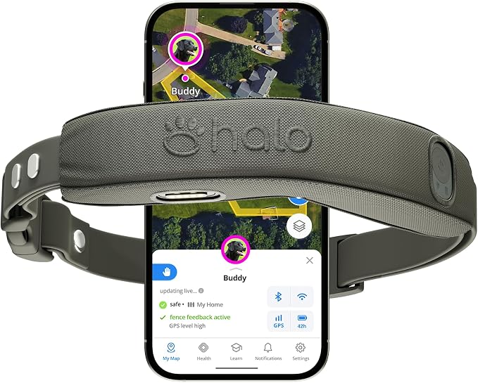 Halo Collar 5 Wireless Dog Fence & GPS Dog Collar, Keep Your Dog Safely by Halo