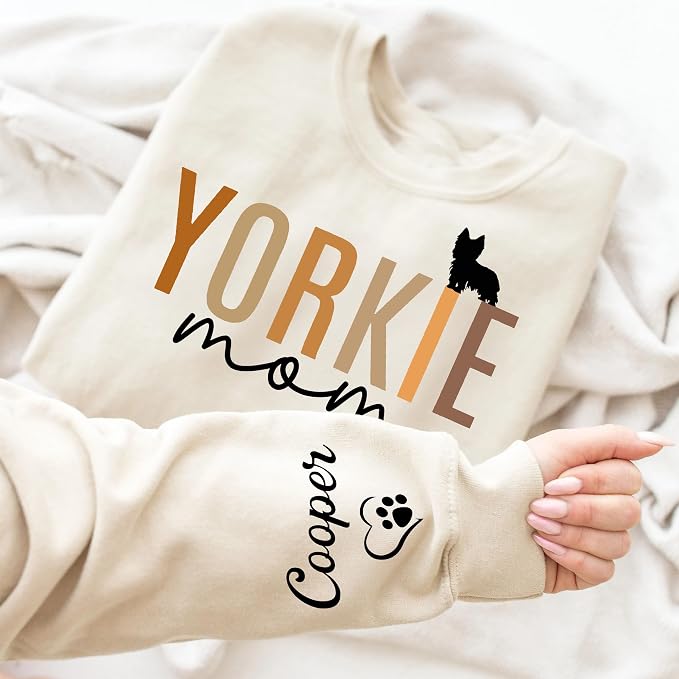 Personalized Dog Sweatshirt for Pet Lovers, Custom Name Crewneck, Cozy Gift for - Image 4