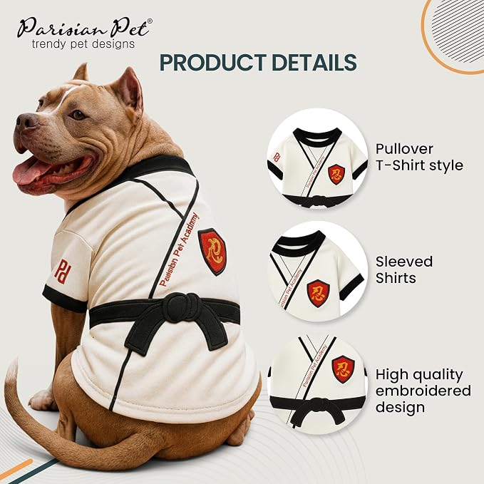 Parisian Pet Dog Karate Academy Shirt - Image 3
