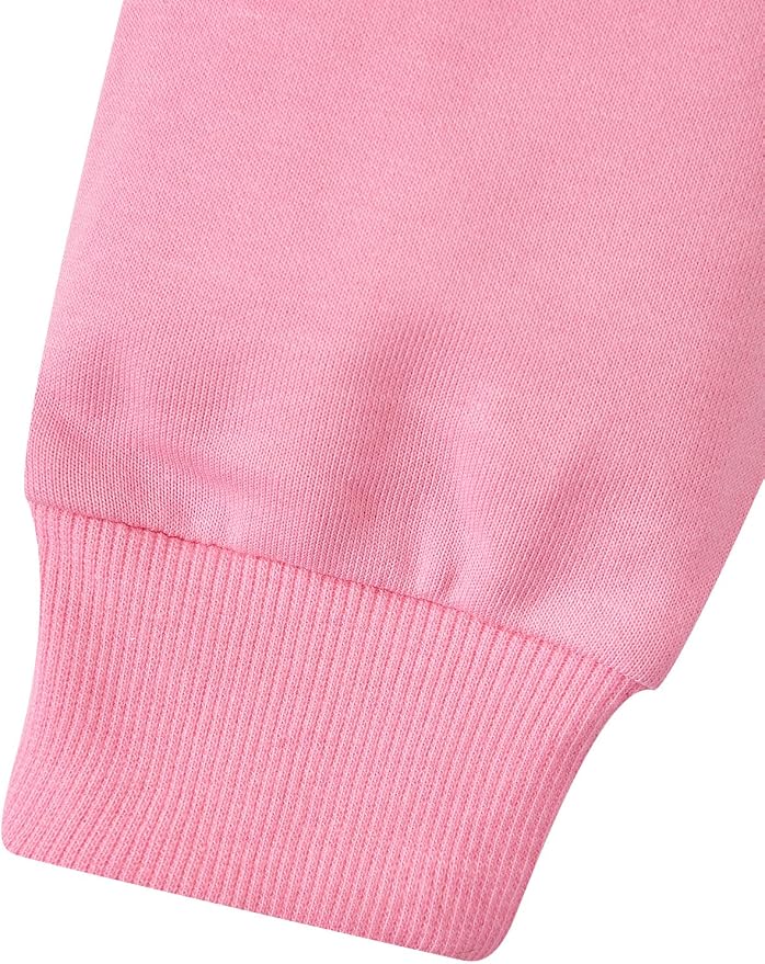 Little Girls Unicorn Outfits 2 Piece Kids Ruffle Sleeve Sweatshirt + Leggings - Image 7