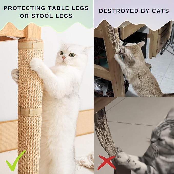 JanYoo 2 Pieces Cat Scratcher Mat - Image 5