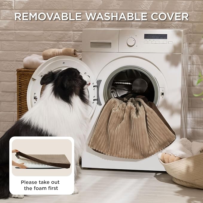 Bedsure ComfyFleece Dog Beds Large Sized Dog- Orthopedic Pet Beds - Image 5