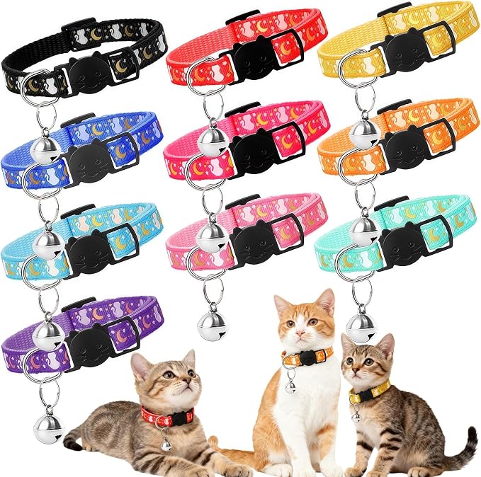 10PCS Breakaway Cat Collars by Unknown