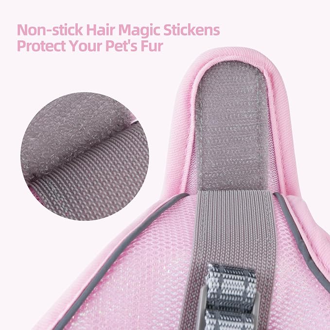 Solmoony Sparkly Medium Dog Harness and Leash Set, Step in Soft Light Puppy Vest - Image 5