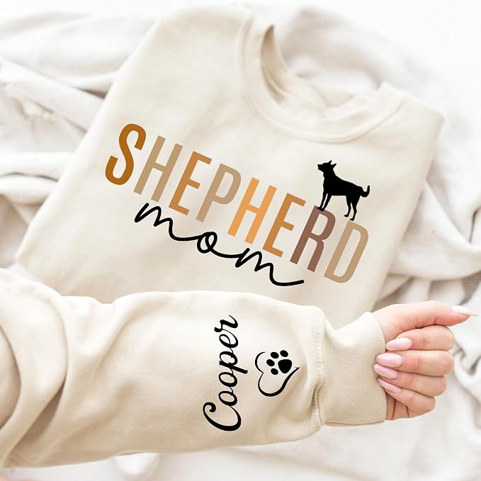 Personalized Dog Sweatshirt for Pet Lovers, Custom Name Crewneck, Cozy Gift for - Image 4