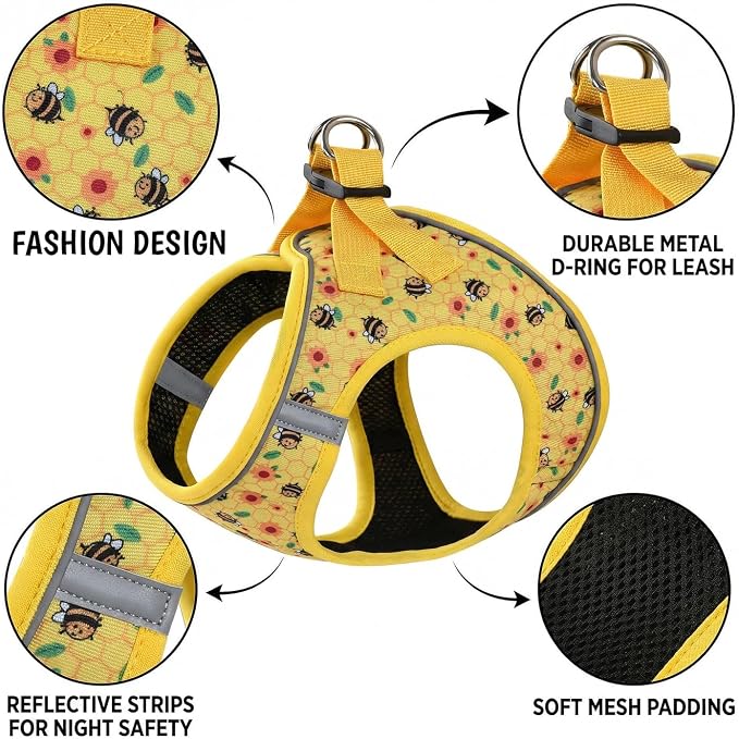 Step in Dog Harness and Leash Set, Reflective Adjustable No Pull Dog Harness - Image 3
