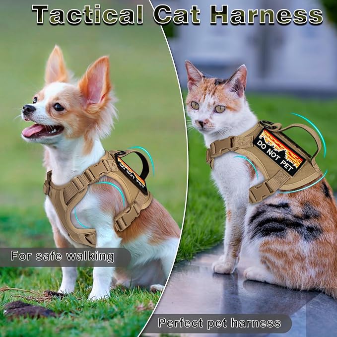 Tactical Cat Harness and Leash Set - Image 3