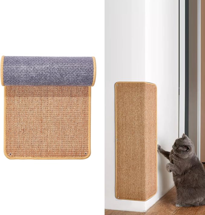 Natural Sisal Cat Scratcher Mat, Wall Scratcher Carpet, Cat Climbing Wall - Image 6