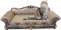 Sofa Shaped Scratching Couch, Thick Scratching Cardboard, Lounge Bed by COOZMENT
