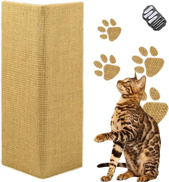 Hutpet 2Pcs Packing Foldable Cat Scratcher Board, Sofa Wall Corner Cat by Unknown