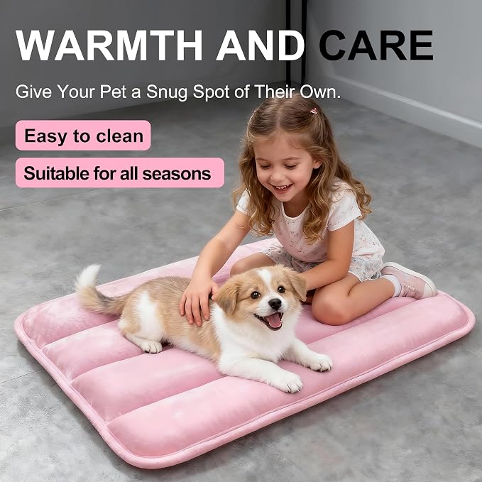 Dog Bed Mat, Reversible Dog Crate Pad - Image 7