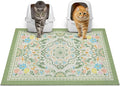 Glittme Cat Litter Mat with Non-Slip Bottom Litter Box Mat 33"X22" Litter by Glittme