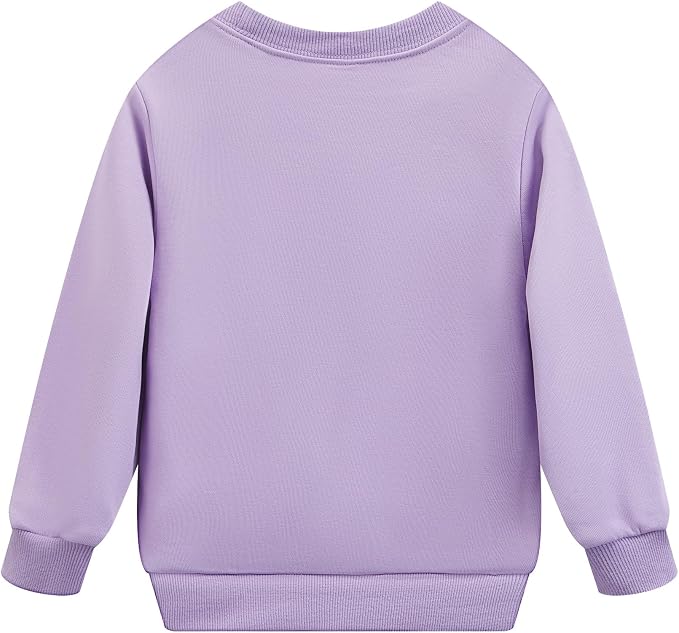 Little Girls Unicorn Outfits 2 Piece Kids Ruffle Sleeve Sweatshirt + Leggings - Image 6