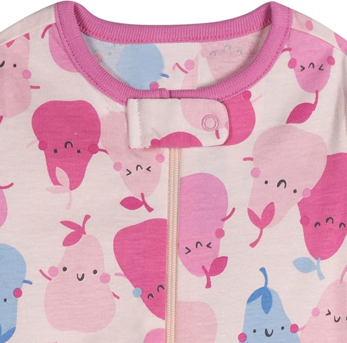 Onesies Brand Baby Girls' 4-pack Sleep 'N Play Footies Multi Pack - Image 5