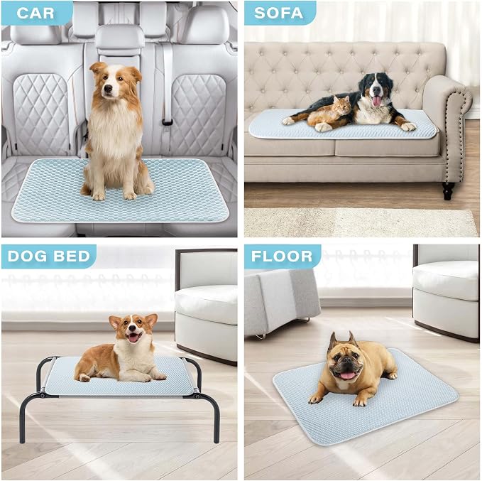 MICROCOSMOS Pet Cooling Mat & Sleeping Pad- Breathable Bubble Surface, EZ - Image 5