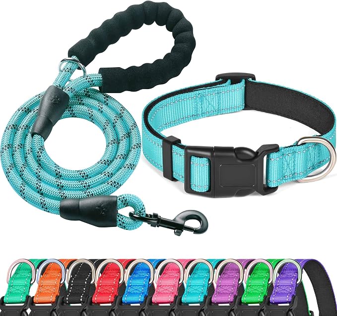 Reflective Dog Collar Padded by ladoogo