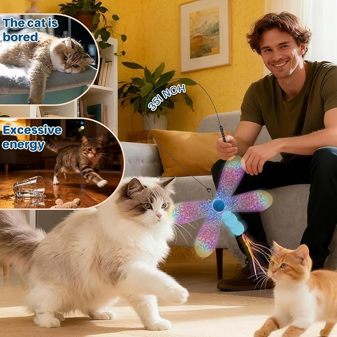 Walfront Cat Toy – Interactive Wand - Image 5