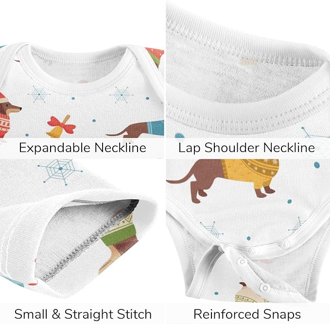 Baby Clothes Set Infant Bodysuits Pants Sets 0-24M - Image 4