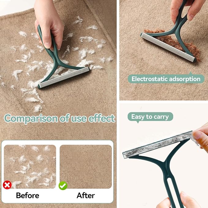 Pet Hair Remover Tool 4-Pack, Dog Cat Hair Remover - Image 3