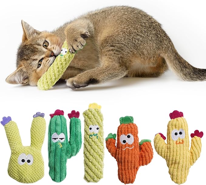 Cat Toys for Indoor Cats, 100% Pure Organic Catnip-Filled Toys Without Cotton by Unknown