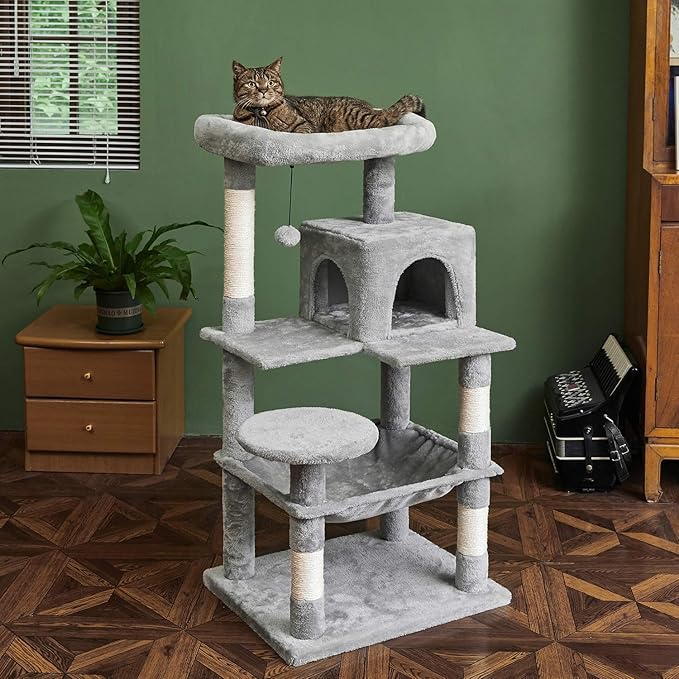 Catinsider 46.5 inches Cat Tree Multi-Level Cat Tower - Image 7
