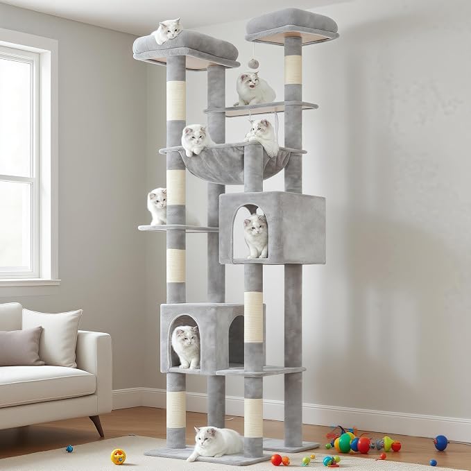 Hey-brother Tall Cat Tree Tower, Heavy Duty Scratching Posts - Image 9