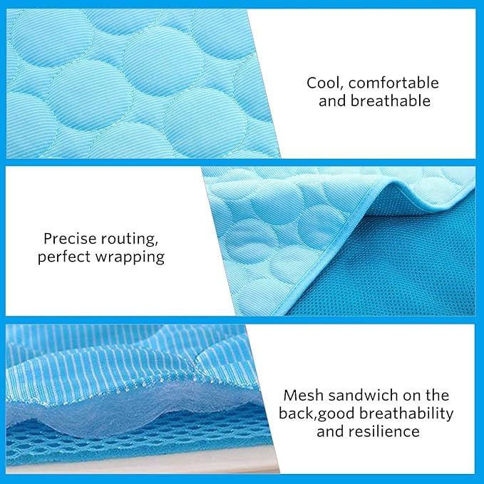 Mannice Pet Cooling Mat, 27.5 x 39.0 in, No Water or Electricity Needed - Image 4