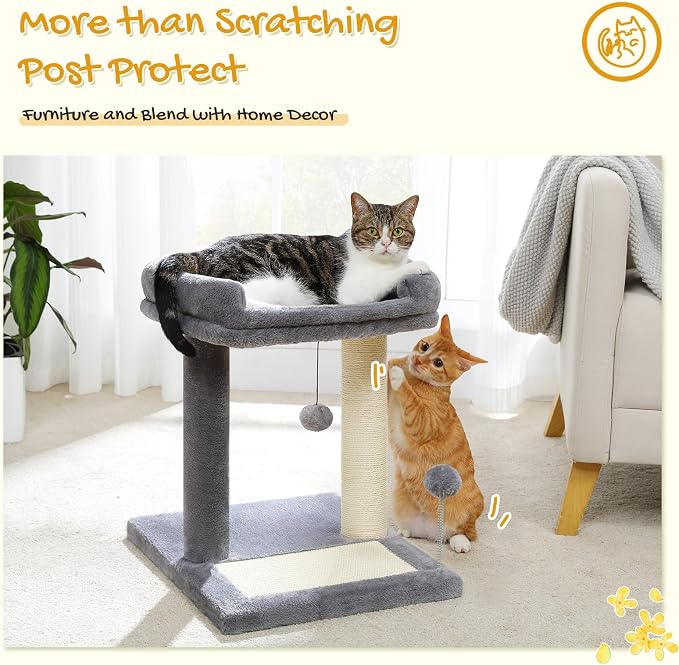 PAWZ Road Cat Scratching Post Bed, Small Cat Tree Tower - Image 7