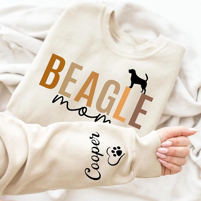 Personalized Dog Sweatshirt for Pet Lovers, Custom Name Crewneck, Cozy Gift for - Image 4