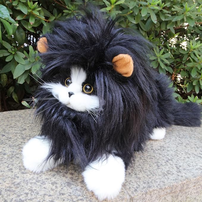 Lion Mane Wig for Cat, Funny Pet Cat & Puppy Costumes for Halloween & Christmas - Image 8