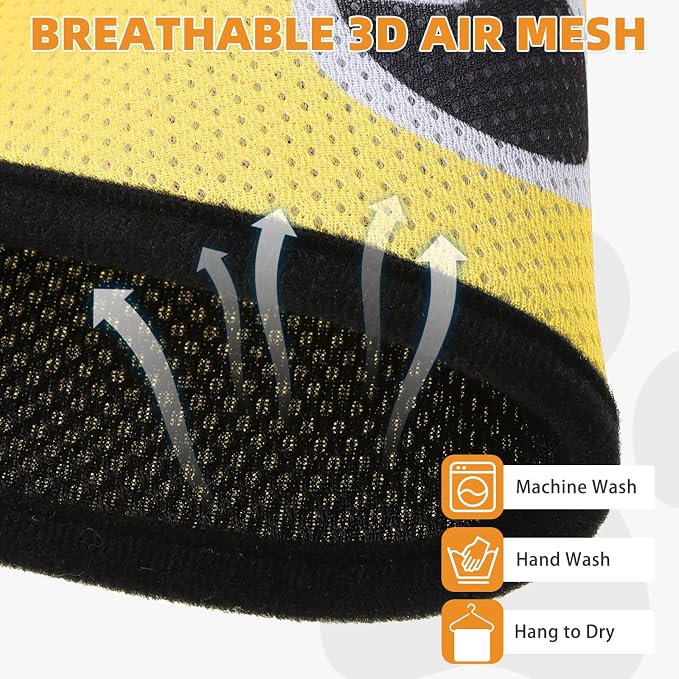 Dog Grooming Hammock for Small Dogs Cats, Cute Bee Design Dog Hanging Harness - Image 4