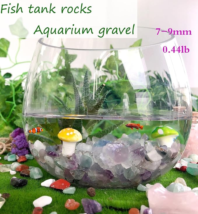7Chakra Aquarium Gravel Rocks Natural Tumbled Healing Crystal Chips Bulk - Image 6